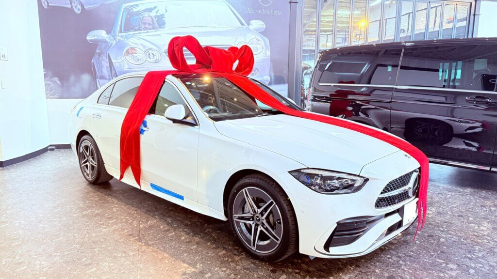 納車時のCクラス(W206)